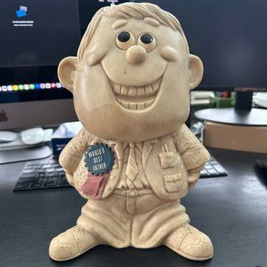 Russ Berrie Worlds best father vintage 1970's figurine